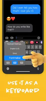 Fontmaker - Font Keyboard App android App screenshot 1